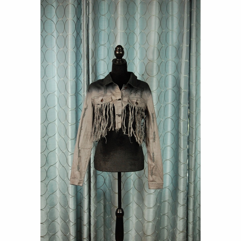 American Bazi  Ombre Dip Dye Jacket size L